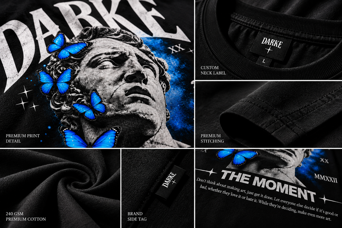 DARKE The Moment product detail collage